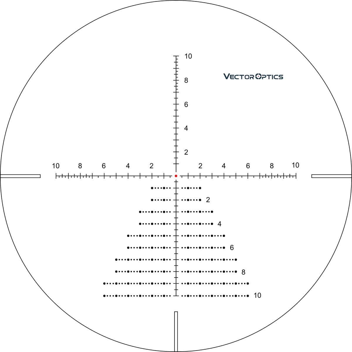 Vector Optics Continental 3-18x50 SFP Illuminated Tactical 1/10 MIL Rifle Scope