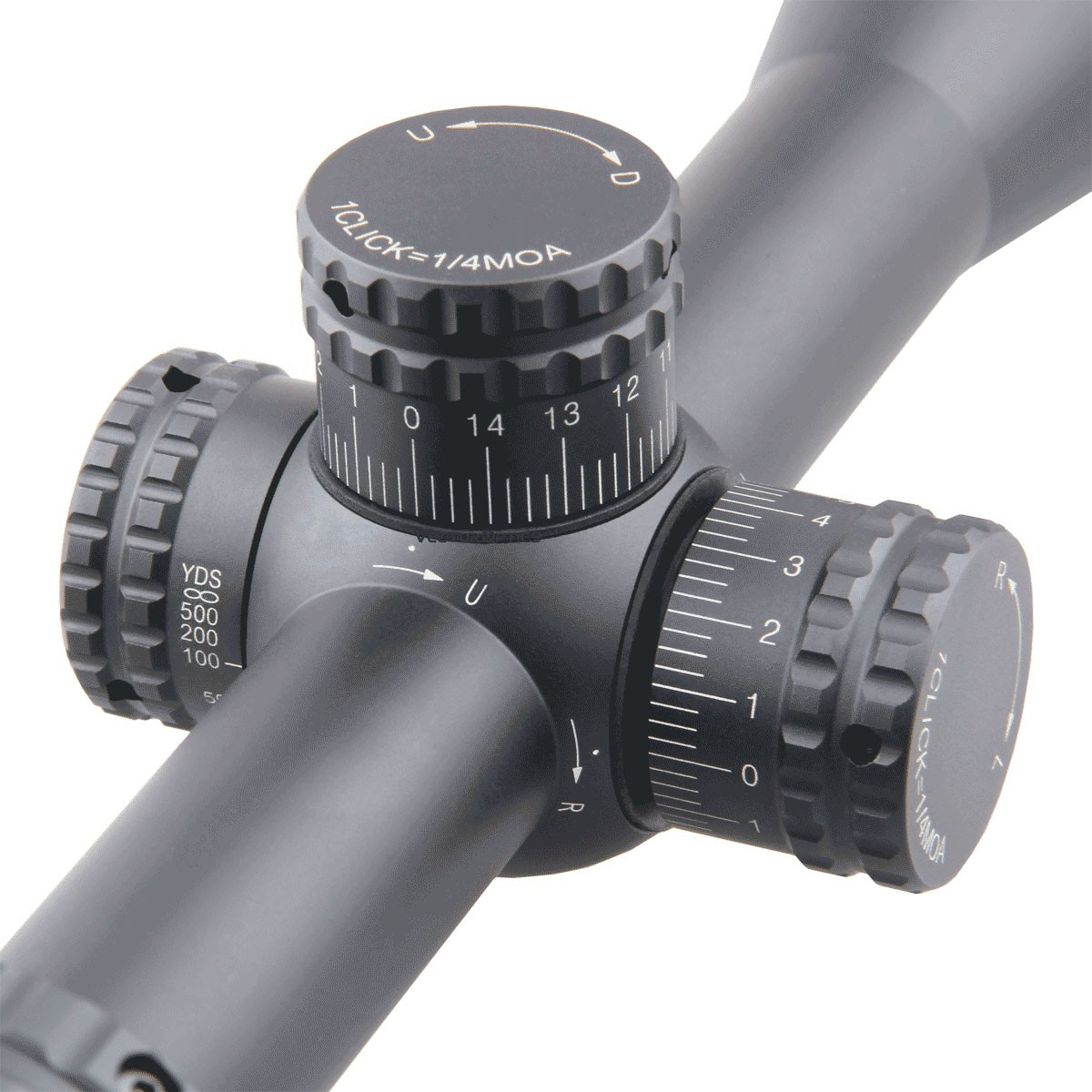 Vector Hugo 6-24x50 SFP Side Focus BDC Non IR Rifle Scope - Free Mounts
