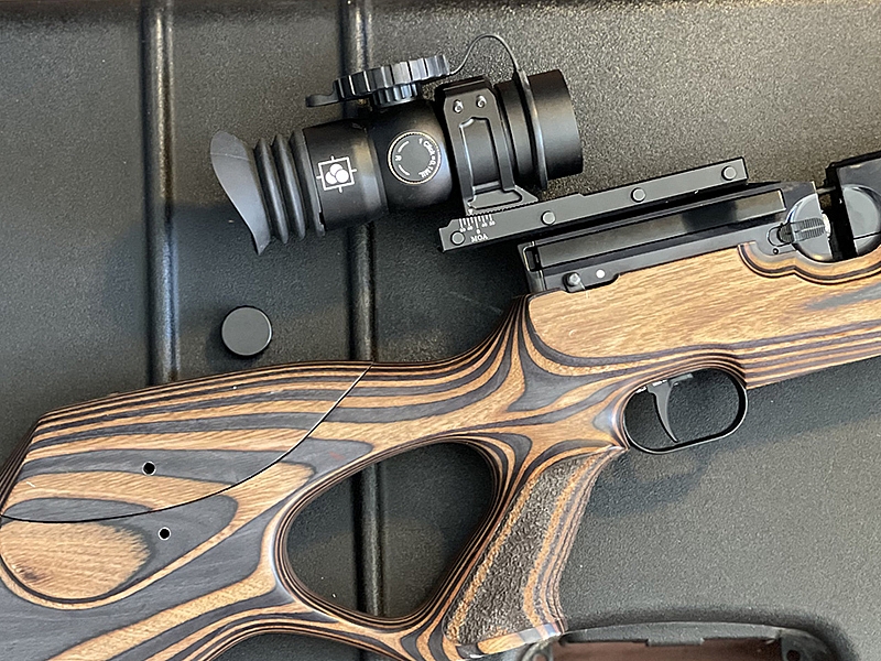 Immersive Optics 10x40 MILDOT w/MOA ADJ MOUNTS Prism Rifle Scope
