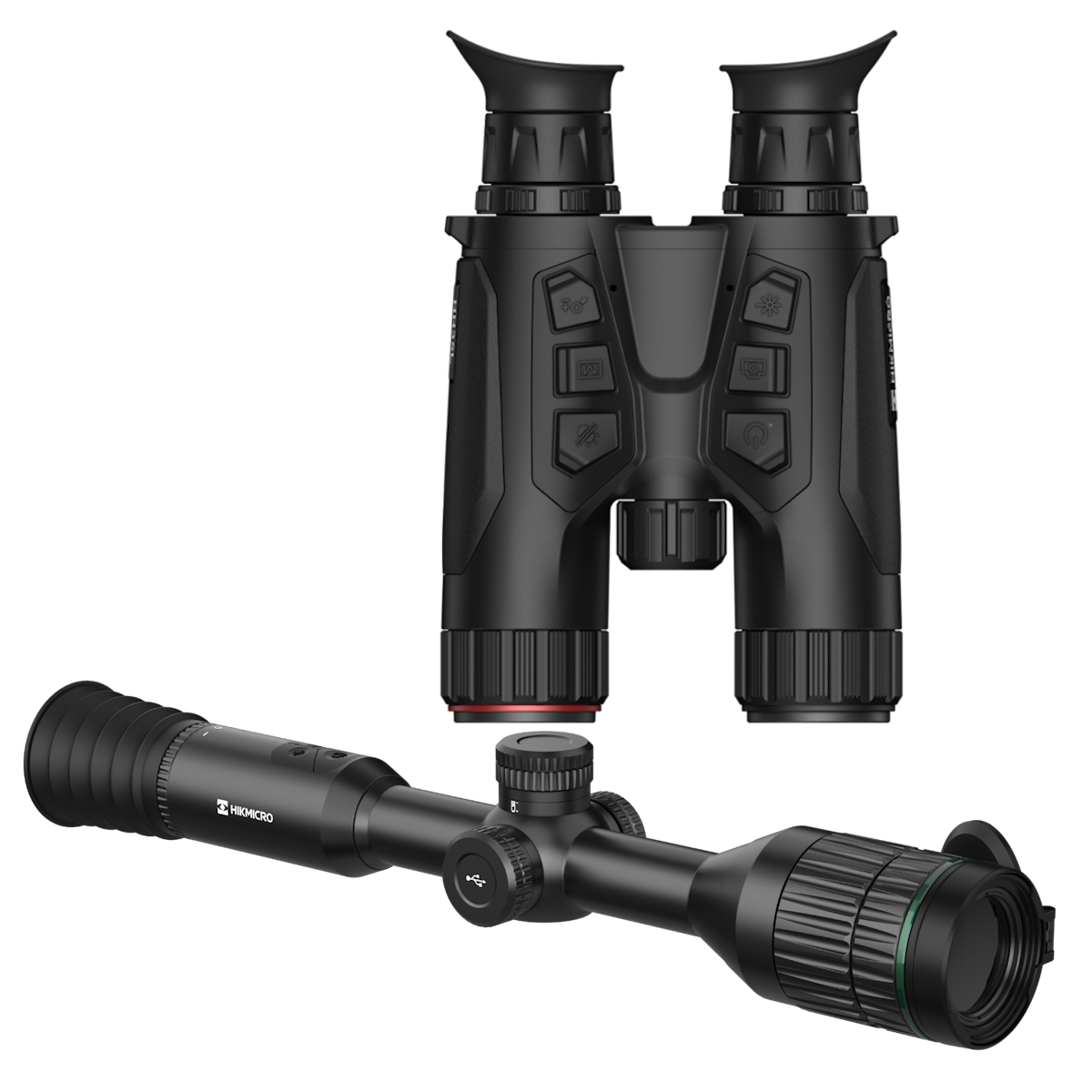 **BLACK FRIDAY BUNDLE OFFER** HIKMICRO Habrok Pro 35mm 640x512 20mk Multi-Spectrum Thermal / Digital Binoculars with 1000m LRF + ALPEX Day and Night Riflescope