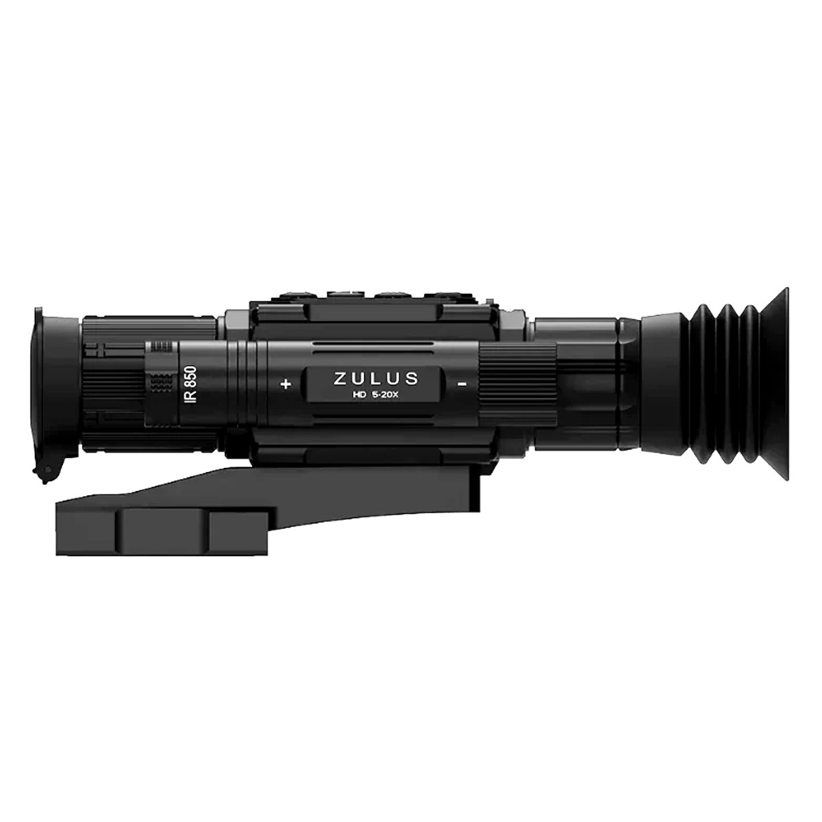 DNT Optics ZULUS HD 5-20X Digital Night Vision Scope (Picatinny Rail Included)