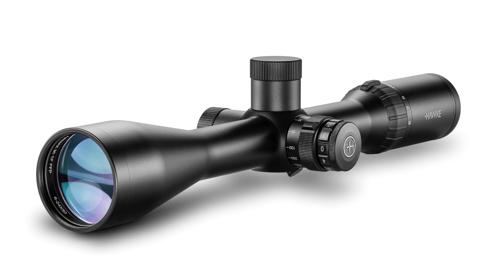 Hawke AIRMAX 30 FFP SF 6-24×50 AMX IR Reticle Rifle Scope 