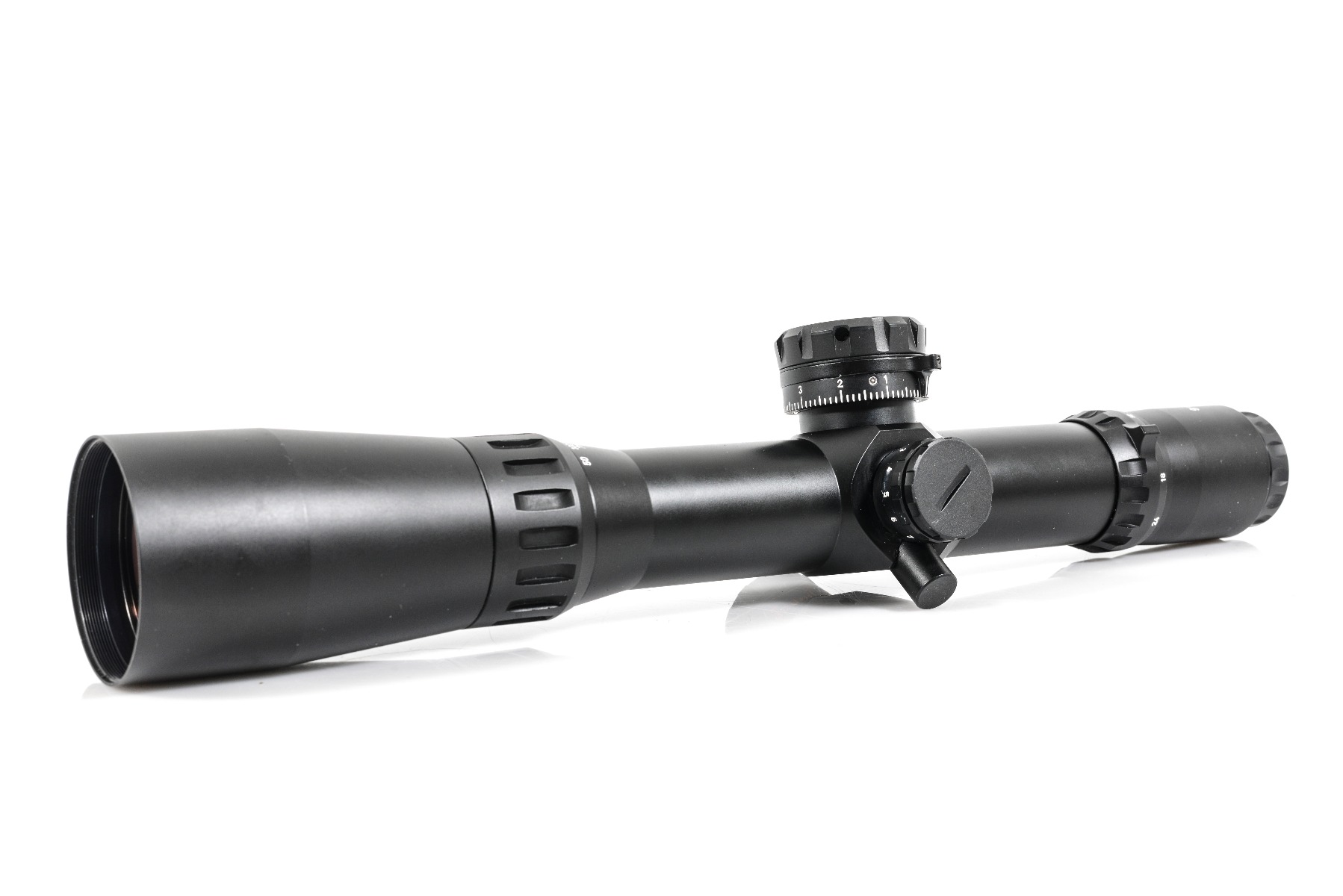 IOR Nemesis 9-36x56 FFP Illuminated MOA 1/8 MOA 40mm Zero Stop Rifle Scope with Free Rings
