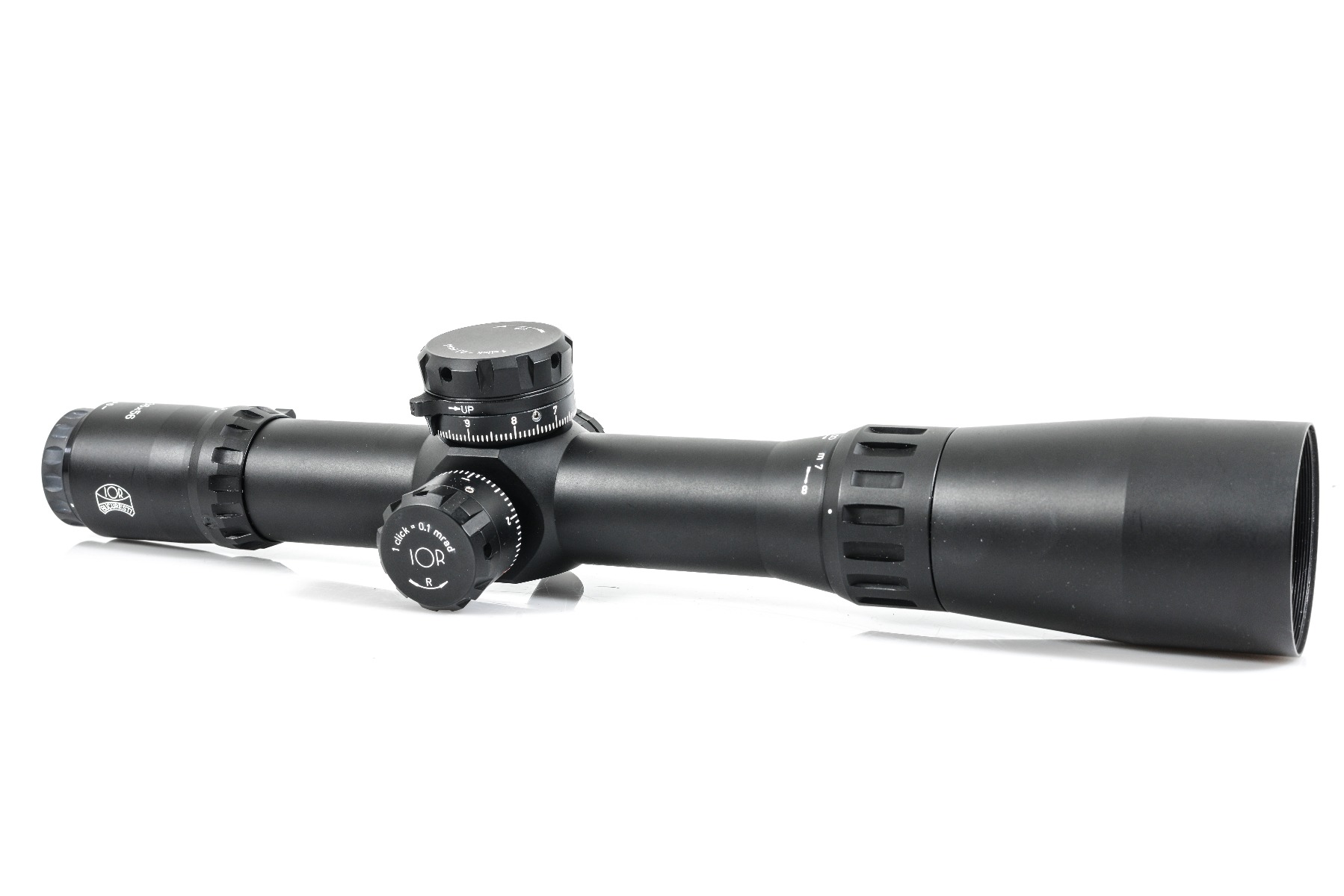 IOR Nemesis 9-36x56 FFP Illuminated MRAD 0.1 MRAD 40mm Zero Stop Rifle Scope with Free Rings