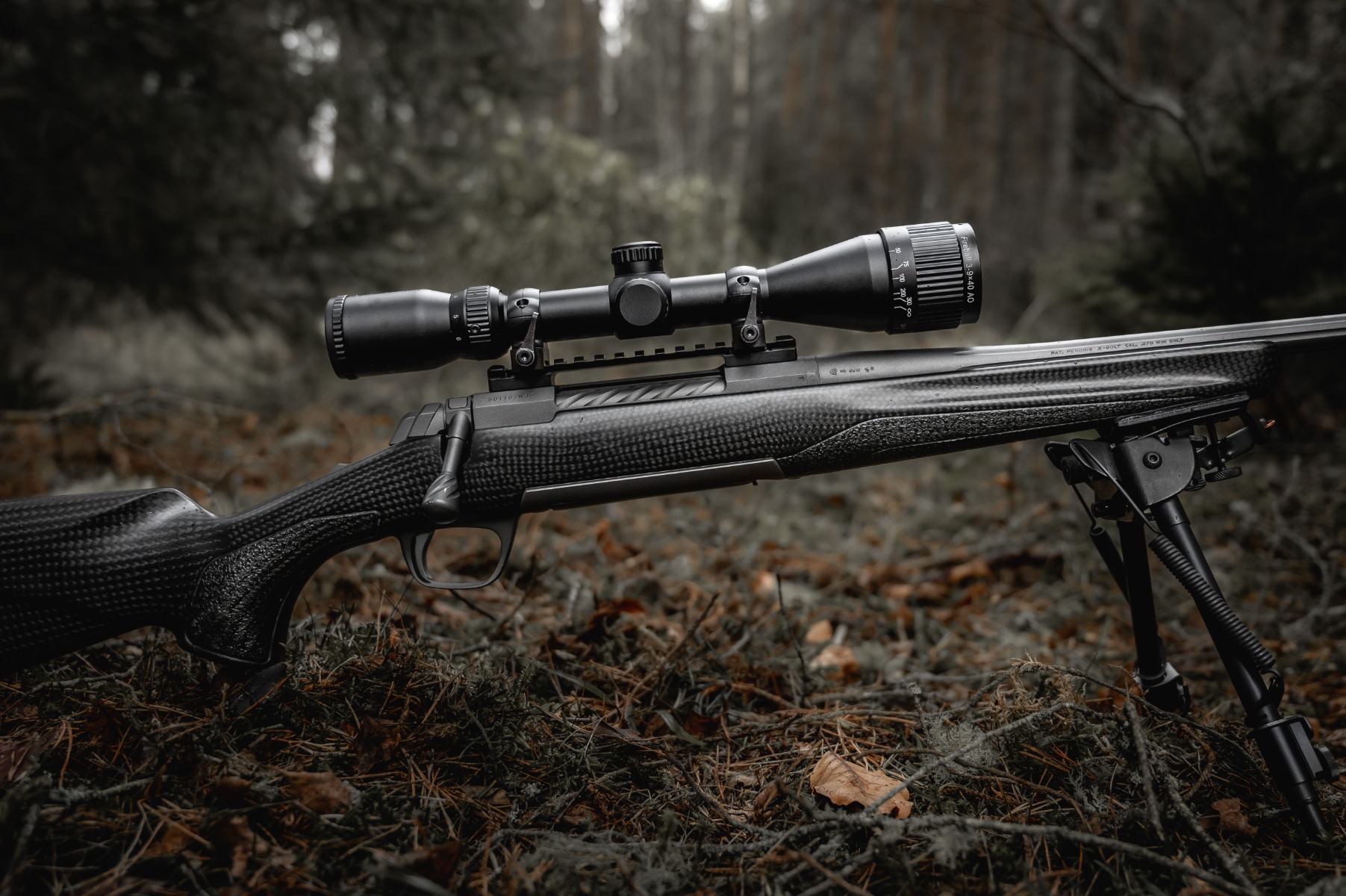 WULF Fireball 4-12x50 SFP Non-Illuminated Half Mil Dot Rifle Scope