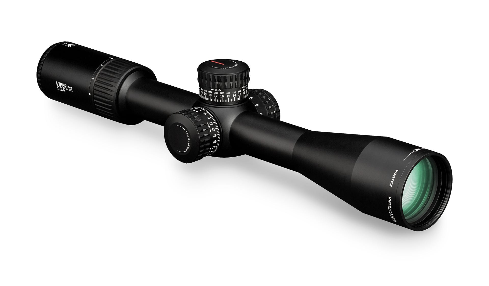 Vortex Viper PST Gen II 3-15x44 FFP IR EBR-7C MOA Rifle Scope