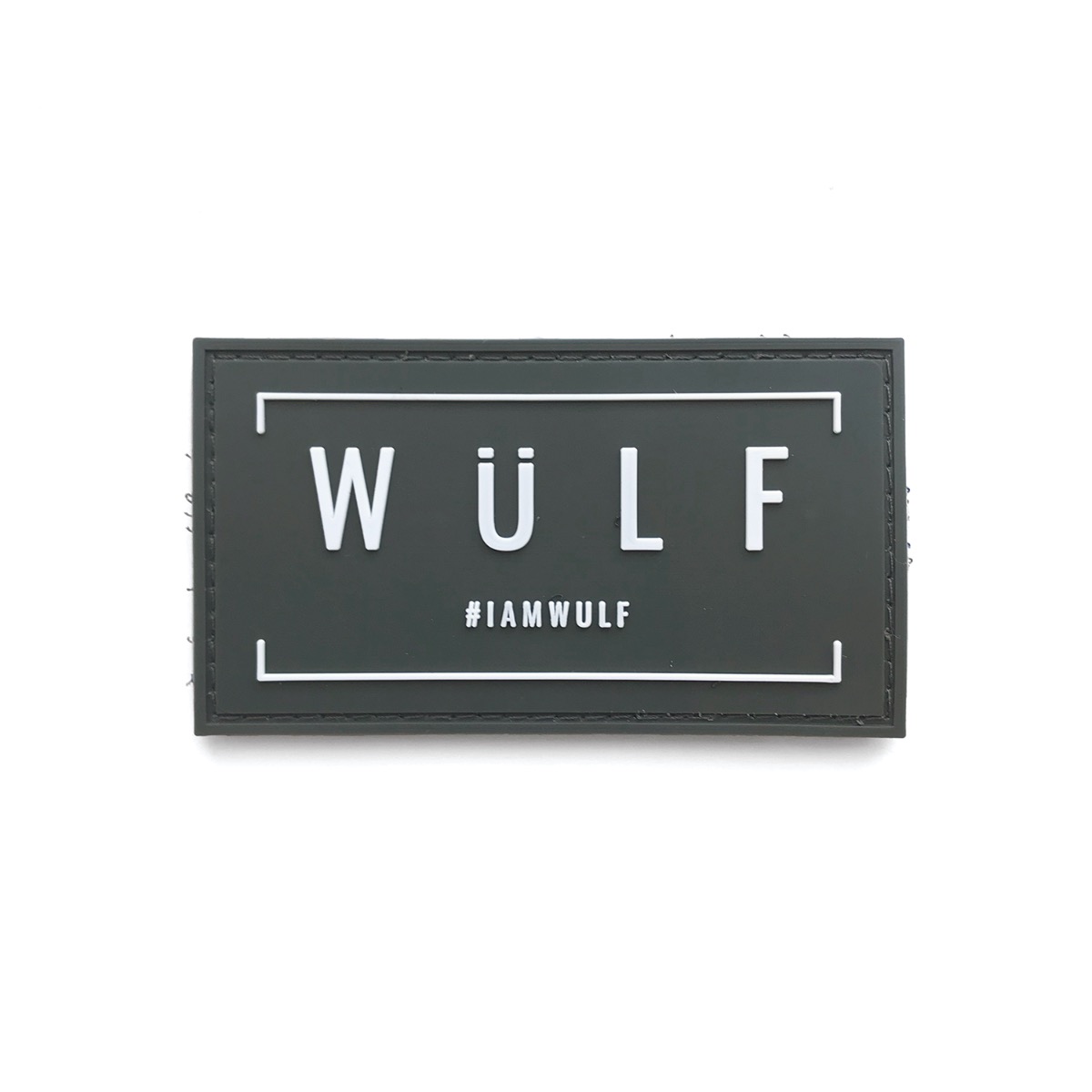 WULF Velcro Patch - Charcoal Grey