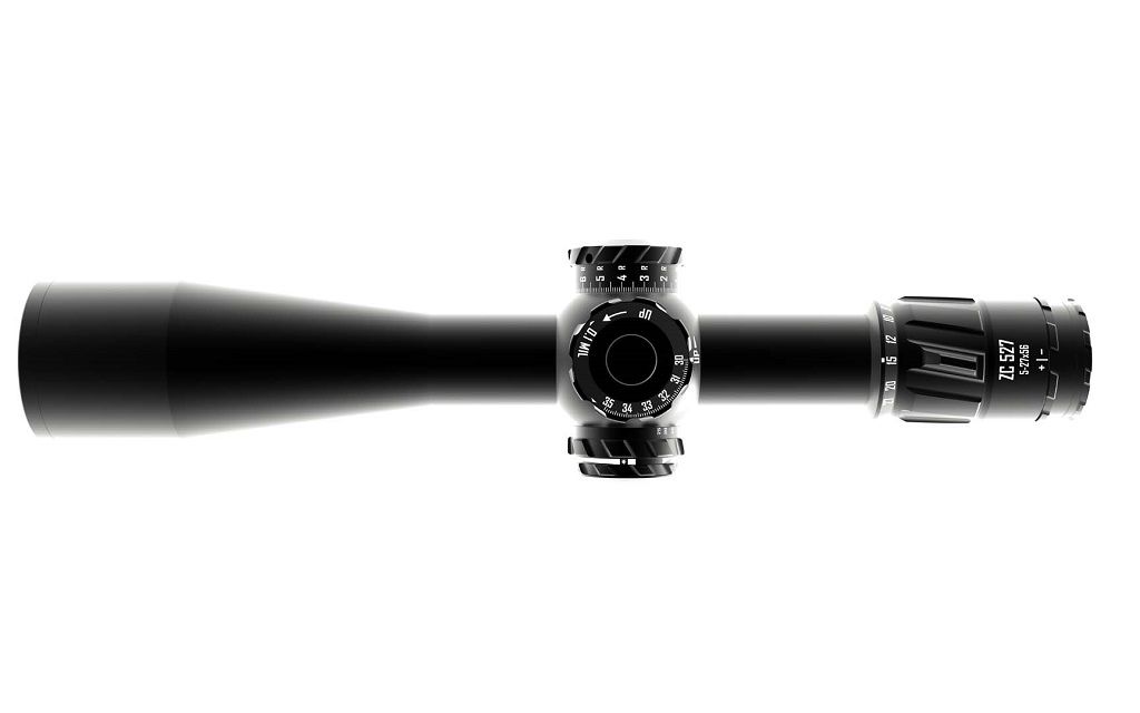 Zero Compromise Optic (ZCO) ZC527 5-27X56 Illuminated FFP 0.1 MIL MPCT3 Rifle Scope (+ZCO 2pc Rings)